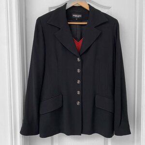 Vivian Shyu - Black Button Up Blazer-Style Designer Jacket